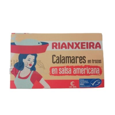 Calamar Salsa Americana, Rianxeira 115gr.