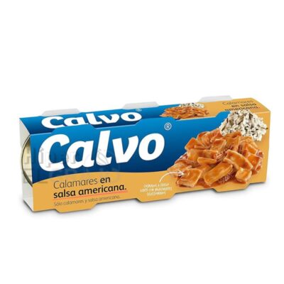 Calamares Salsa Americana, Calvo, Pack 3.