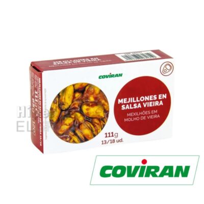 Mejillones en Salsa Vieira 13/18 Coviran.