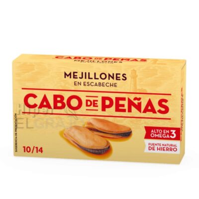 Mejillones Cabo Peñas, 10-14 Unidades, 83gr.