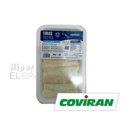 Tiras de Bacalao, sin Piel, Coviran, 400gr.