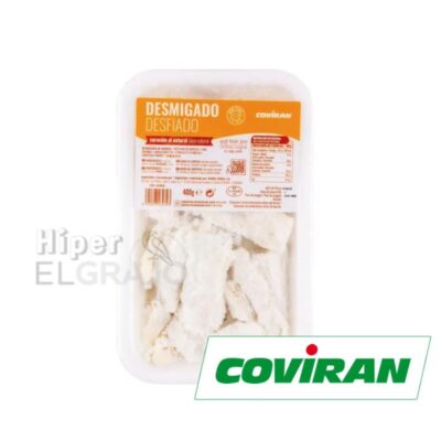 Bacalao Coviran Desmigado, sin Piel 400gr.