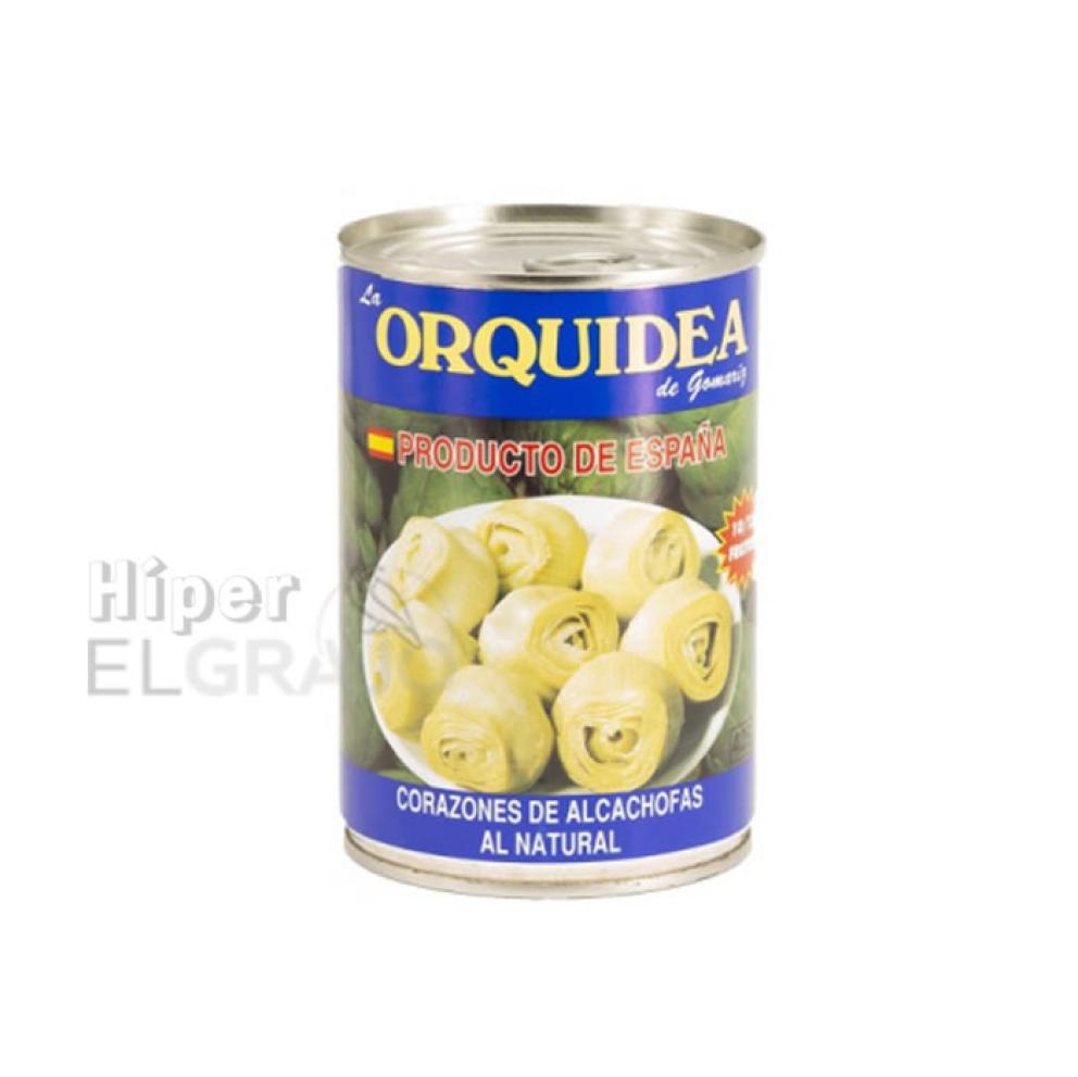 Alcachofas Orquídea Lata 8-10 Unidades, 400gr.