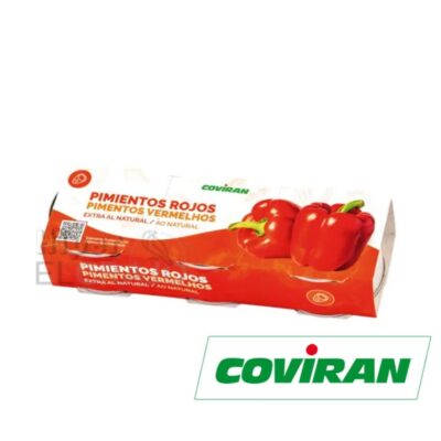 Pimientos Coviran Pack 3 Unidades,125gr.