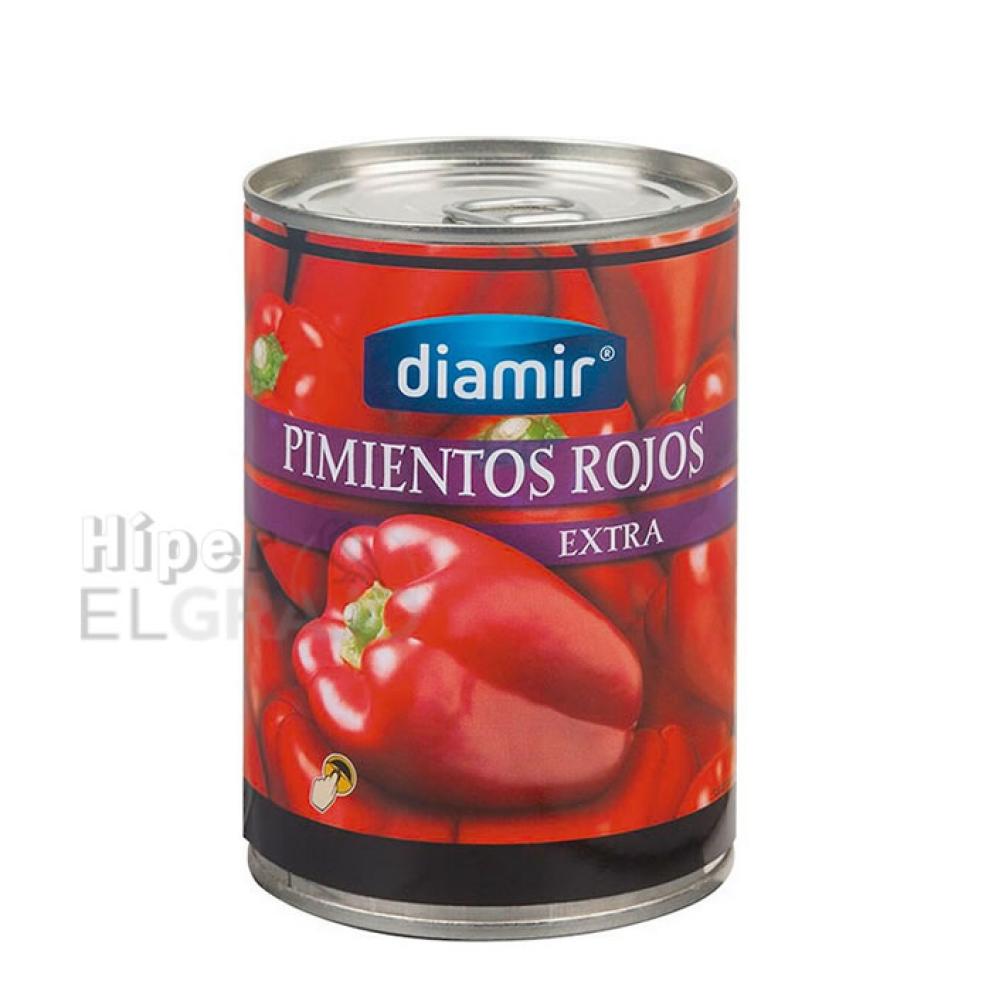 Lata de Pimientos del Morron Extra Diamir, 390gr.