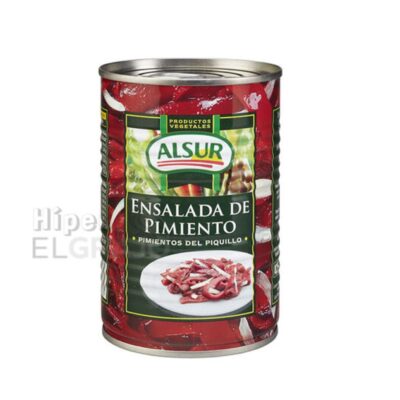 Lata Ensalada Pimientos Alsur 410gr.