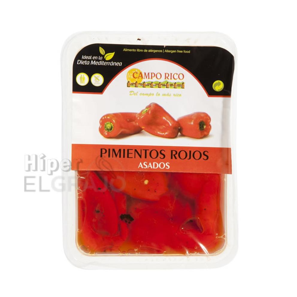 Pimientos Rojos Campo Rico Bandeja 500gr.