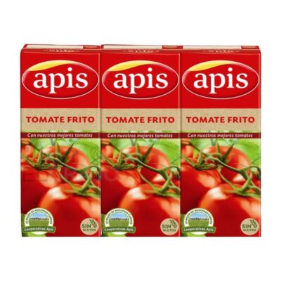 Tomate Frito Apis Pack de 3 Unidades, 215gr.