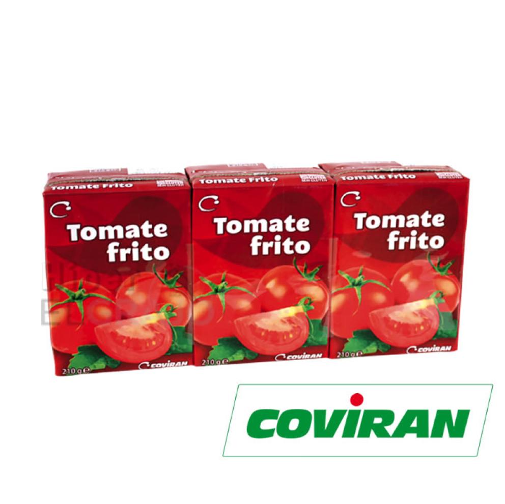 Tomate Frito Coviran 3 Unidades, 210gr.