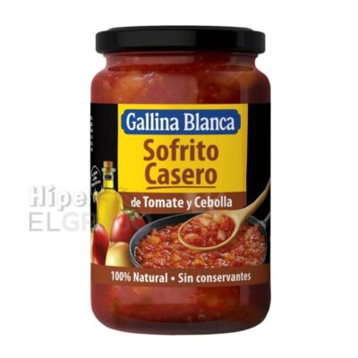 Sofrito Casero Gallina Blanca con Tomate Cebolla 350gr.