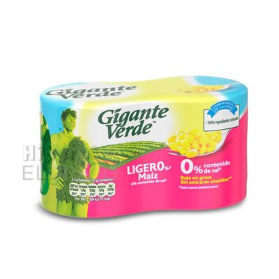 Maíz Gigante Verde Pack de 2 Unidades, 140gr.