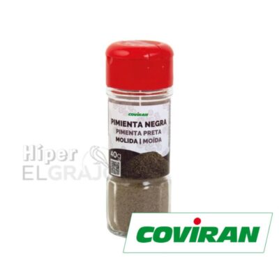 Especias Coviran Pimienta Negra Molida.