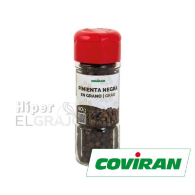 Especias Coviran Pimienta Negra en Grano 40gr.