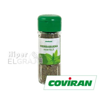 Especias Coviran Hierbabuena Cristal.