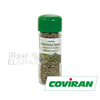 Especia Coviran Pimienta Verde Grano.
