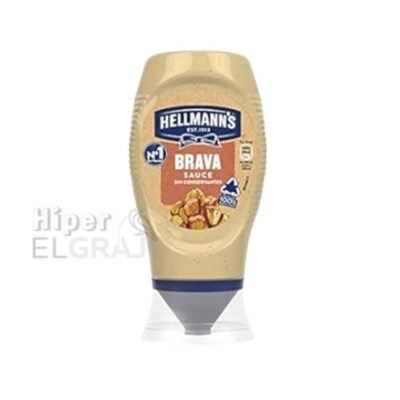 Salsa Hellmanns Brava 250ml.