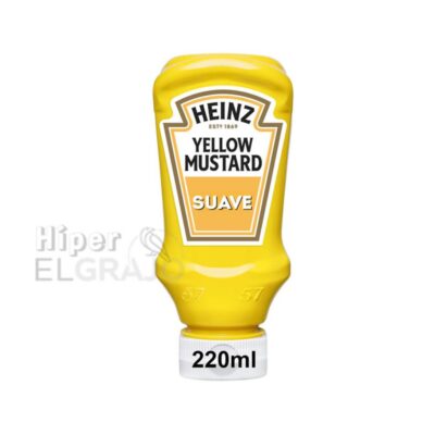 Mostaza Heinz Bocabajo 220ml.