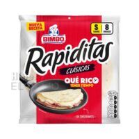 Rapiditas Bimbo 8 Unidades con Queso 168gr.