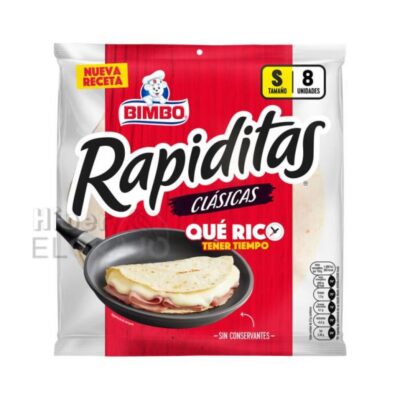 Rapiditas Bimbo 8 Unidades con Queso 168gr.