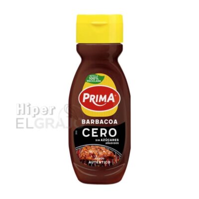 Salsa Barbacoa Cero Prima 265g.