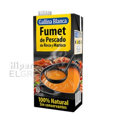Fumet de Pescado Gallina Blanca 1lt,100% Natural.