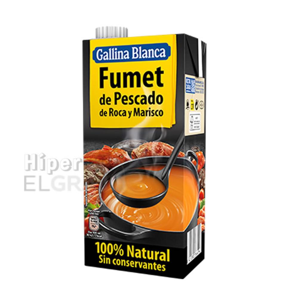 Fumet de Pescado Gallina Blanca 1lt,100% Natural.