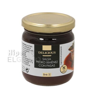 Salsa de Pedro Ximenez con Pasas 215g.