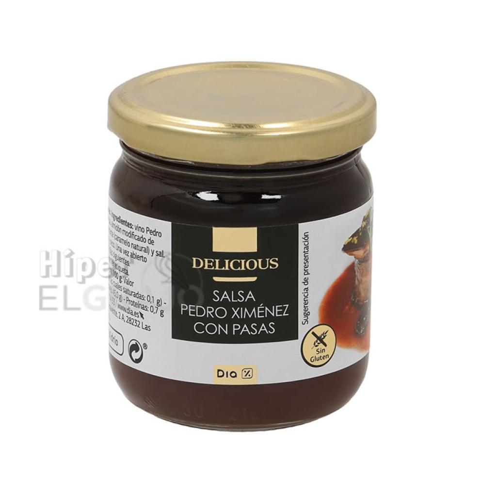 Salsa de Pedro Ximenez con Pasas 215g.