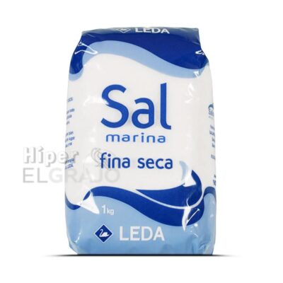 Bolsa de Sal, Leda 1Kg Fina y Seca.