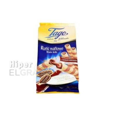Tubito Relleno Chocolate Tago.