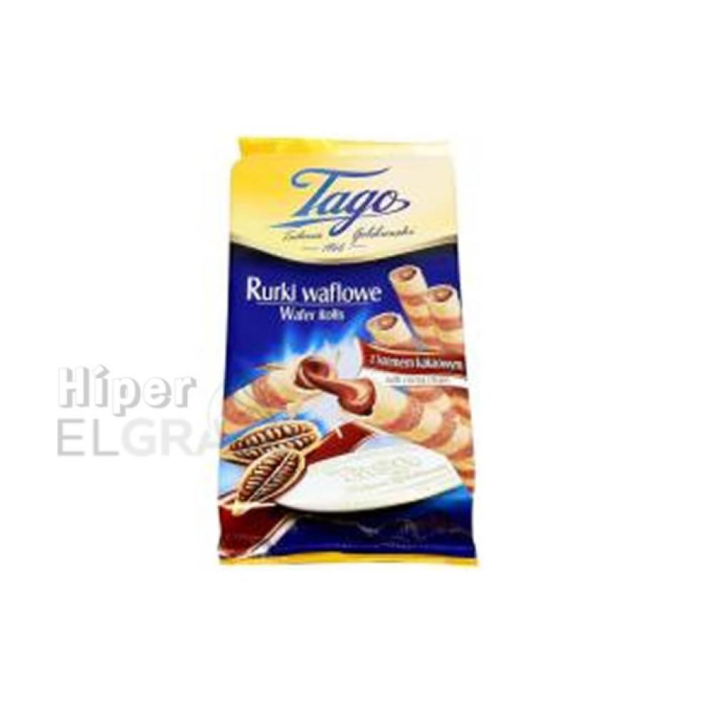 Tubito Relleno Chocolate Tago.