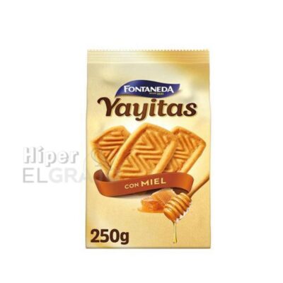 Galletas Yayitas Desayuno Fontaneda con Miel 250 gr.