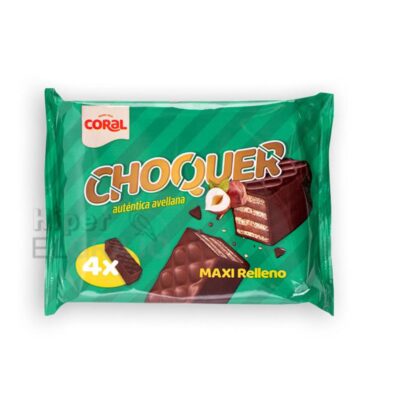 Choquer Avellana Choco Leche Pack 4.