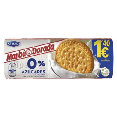 Galletas Marbu 200gr Dorada 0% Azúcar.
