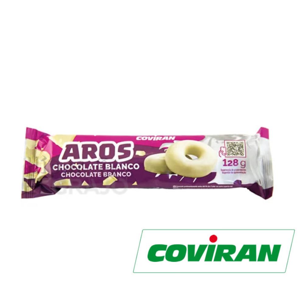 Galletas Coviran Aros Chocolate Blanco 128g
