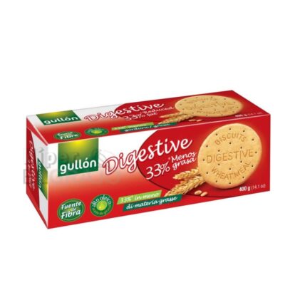 Galletas Gullón Digestive 400gr 33% Menos de Grasa.