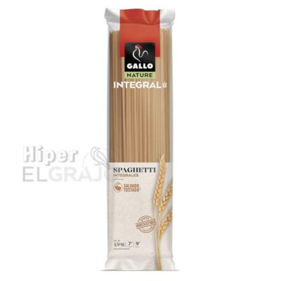 Espaguetti Gallo Integral Nature 450gr.