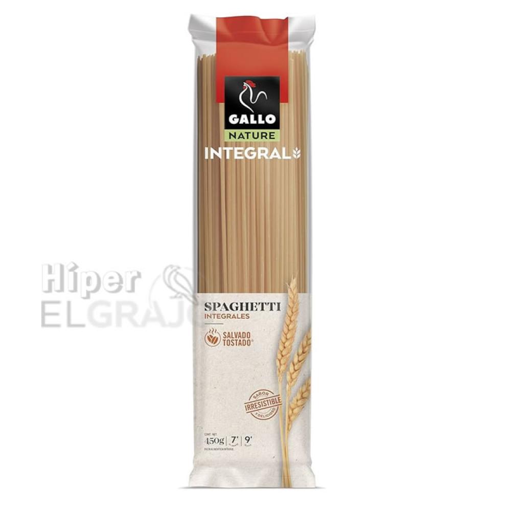 Espaguetti Gallo Integral Nature 450gr.