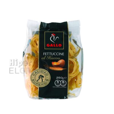 Pasta Fettuccine Huevos Nido Gallo 250gr.