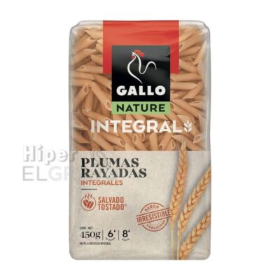 Macarrones Gallo Integral 450gr.