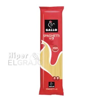 Spaghetti Nº3 Gallo 250gr.