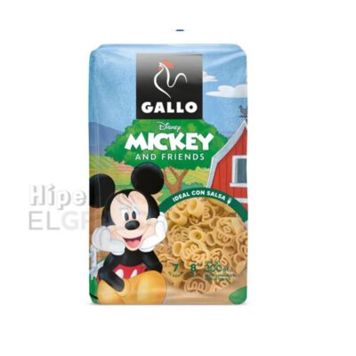 Pastas Gallo Mickey 300g.