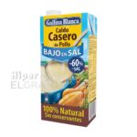 Caldo de Pollo Gallina Blanca 1 Litro, Bajo en Sal.