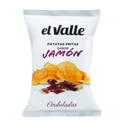 Patatas fritas sabor jamón El Valle