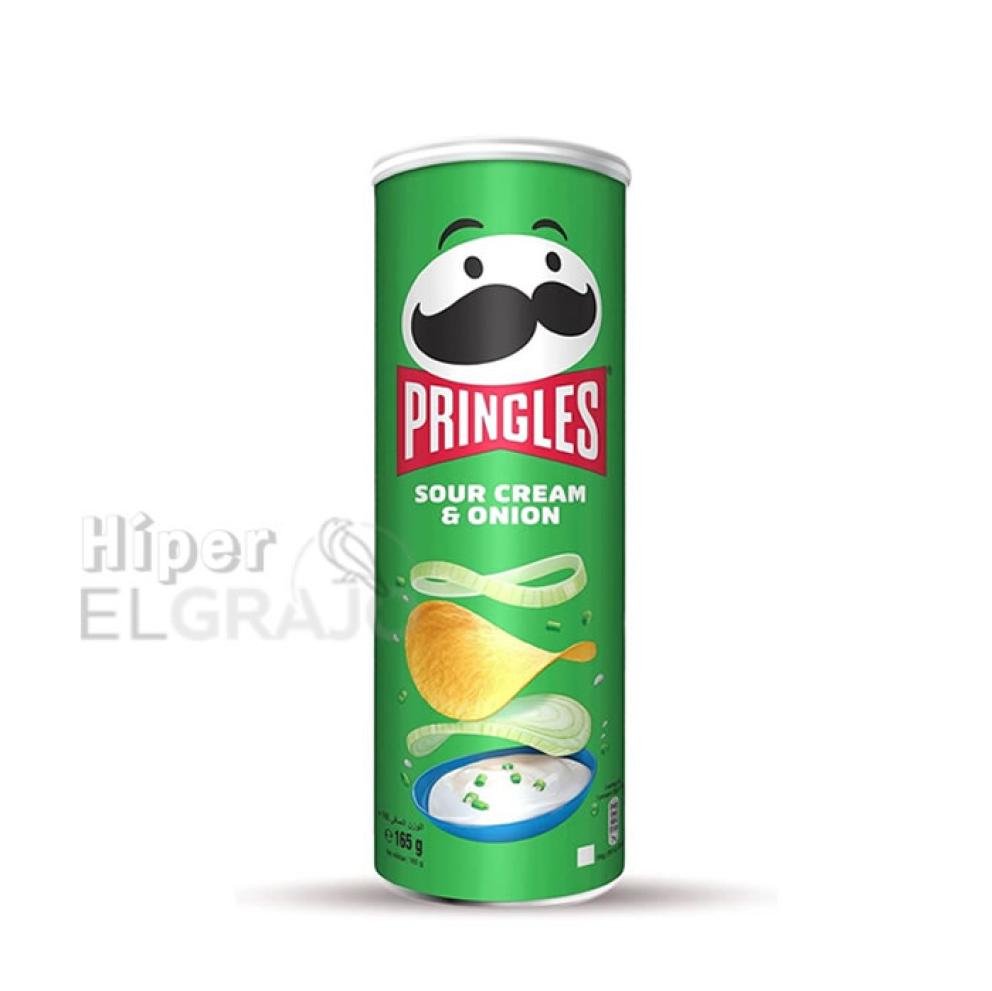 Patatas Pringles Sour Cream Onion 165gr.