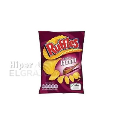 Patatas Ruffles Jamón 31gr.