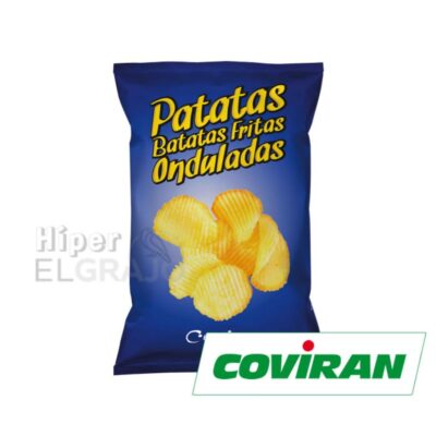 Patatas Fritas Onduladas Coviran 160gr.