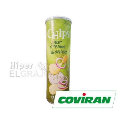 Patatas Coviran Tubo Cream y Onion 160gr.
