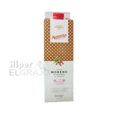 Azúcar Moreno Brik Tapón 800gr.