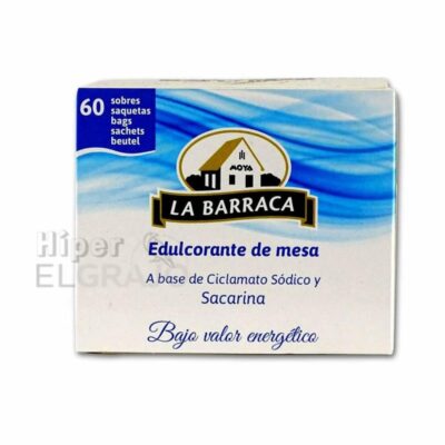 Edulcorante Barraca 60 Sobres.
